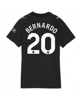 Billige Fotballdrakt Manchester City Bernardo Silva #20 Replika Bortedrakt Dame 2025-26 Kortermet
